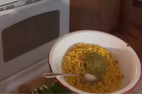 Combine Corn and Chilies
