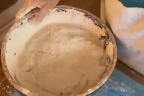 Mixing Dough