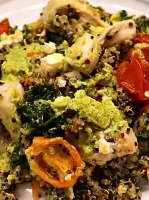 First Watch Pesto Chicken Quinoa Bowl Recipe