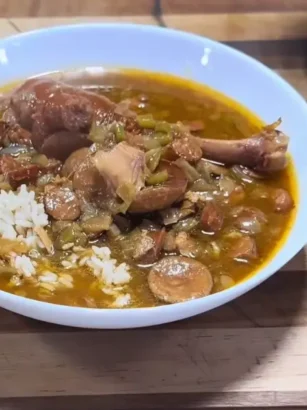 Stalekracker Chicken and Sausage Gumbo