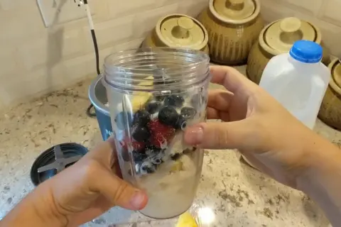 Finish with More Milk and Fruit