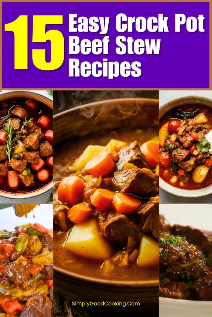 15 Easy Crock Pot Beef Stew Recipes