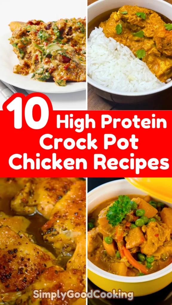 10 High Protein Crock Pot Chicken Recipes