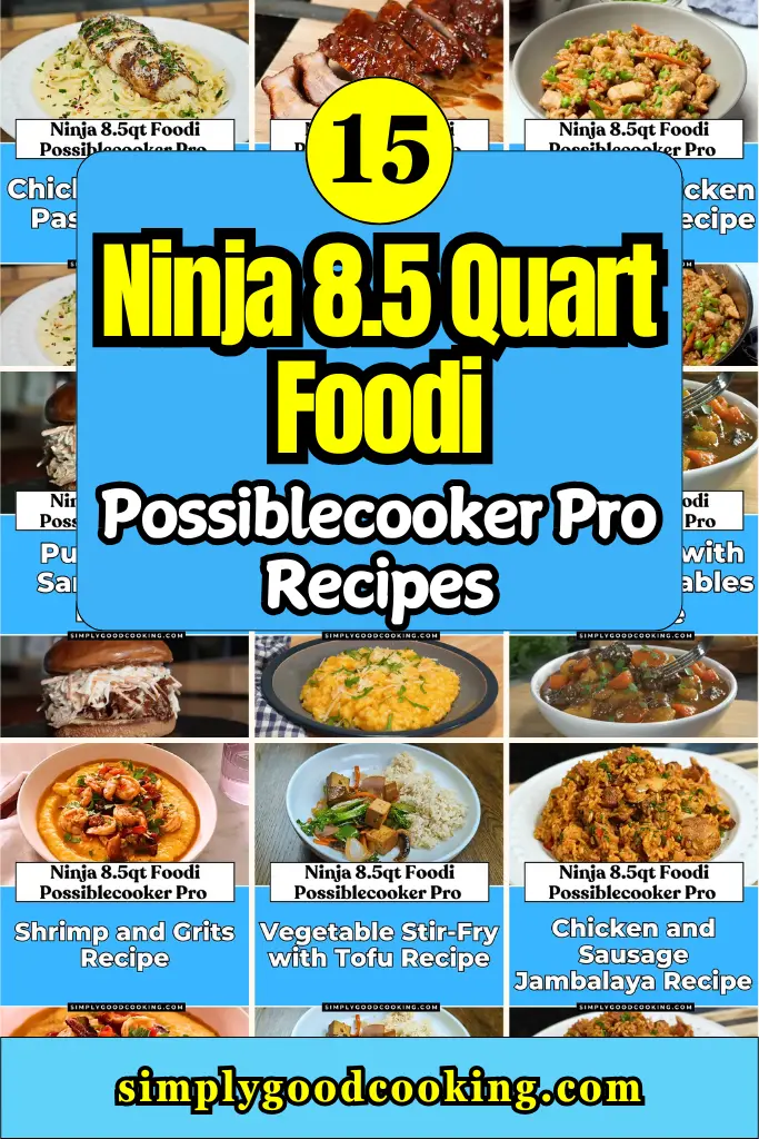 15 Ninja 8.5qt Foodi Possiblecooker Pro Recipes