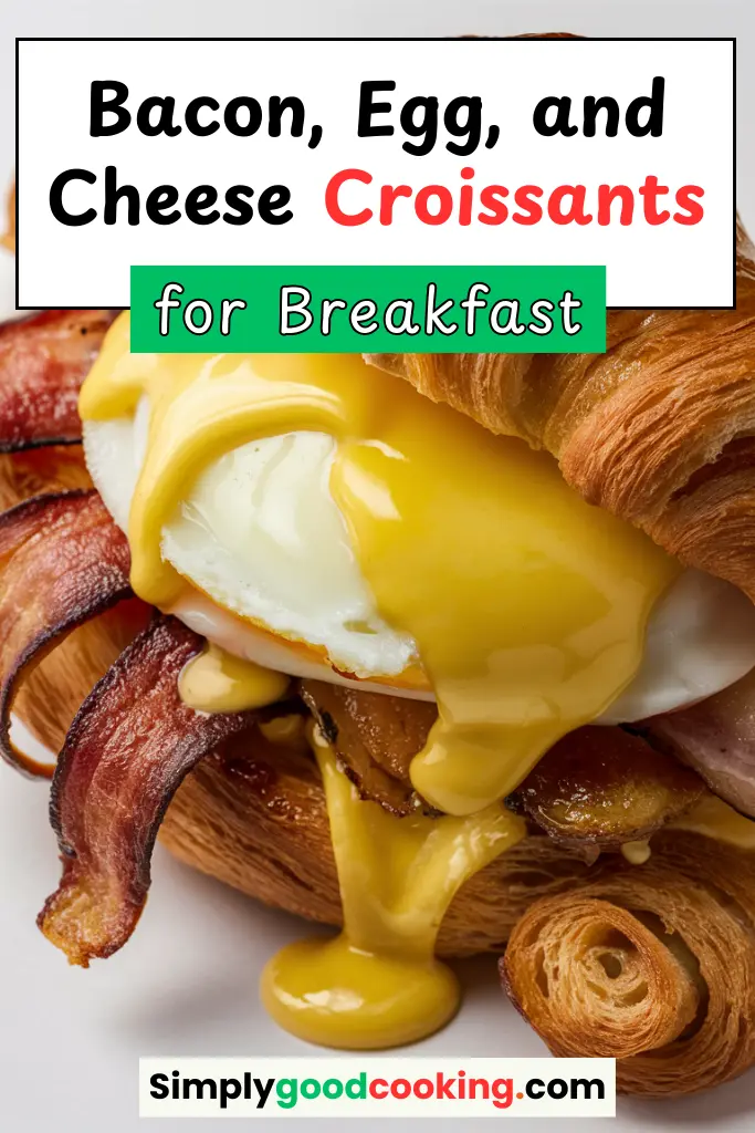 Bacon, Egg, and Cheese Croissants