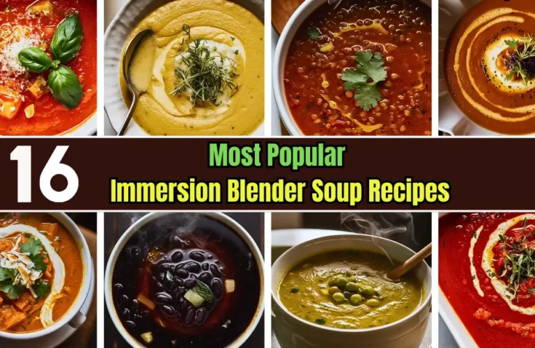 Immersion Blender Soup Recipes