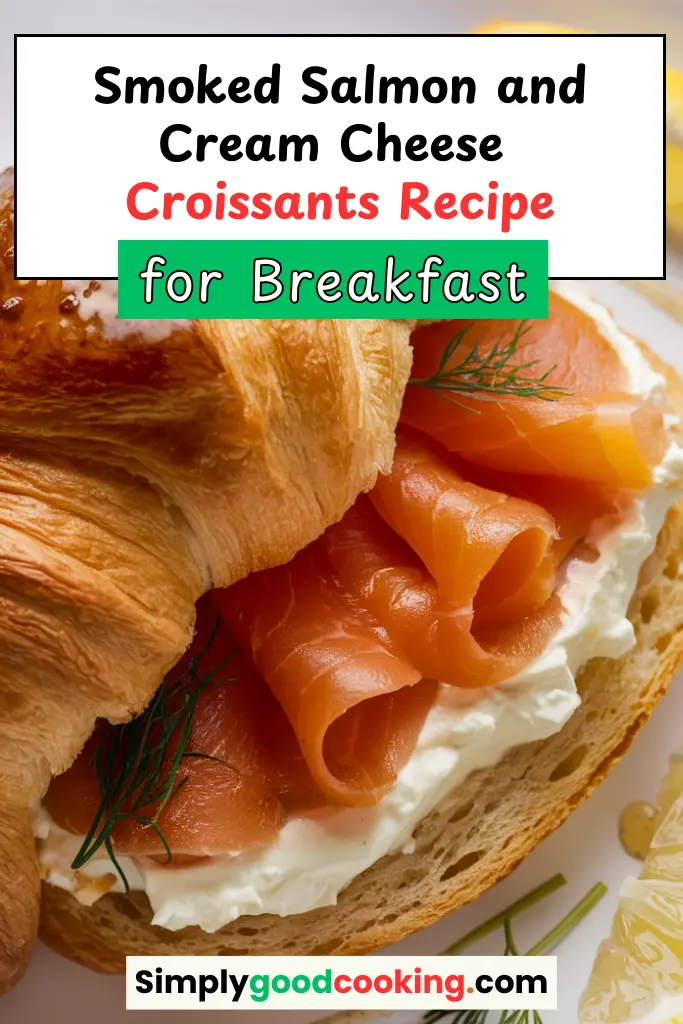 Smoked Salmon and Cream Cheese Croissants