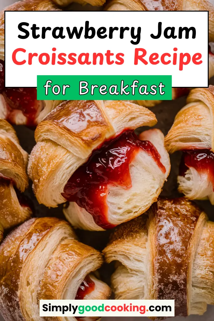 Strawberry Jam Croissants